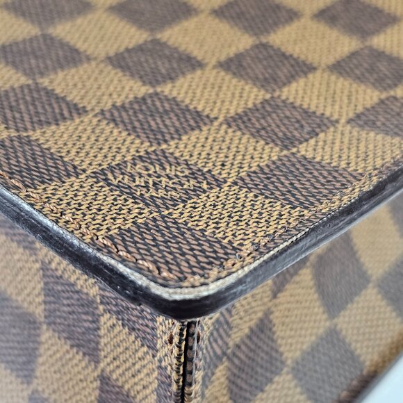 LOUIS VUITTON Damier Messenger Briefcase Mens LV Work Bag Authentic Damier LV - Picture 7 of 16